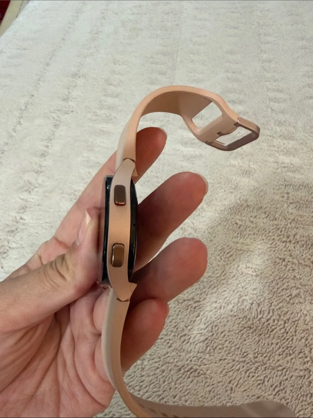 Smartwatch with Beige Band - Samsung